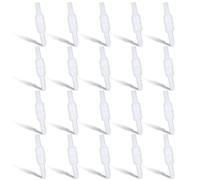 20pcs Oxygen Tubing Connector, Tubing Swivel Connector for Oxygen Tubing 360-Degree Rotation Oxygen Cannula Hose Connectors Avoid Tangling of Tubes