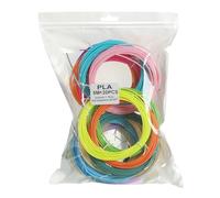 20Pcs / Pack 1.75mm Color 3D Pen Filament, 20 Color Good Heat Melt Perfectly for Enthusiasts and Students Filament Pack
