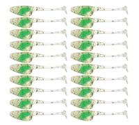 20pcs/pack Soft Swimming Lures Slow Sinking Lures Soft Lures Soft Simulation Ratebait