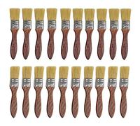 20PCS Paint Brushes Bristal Chip Brushes 1Inch for Walls Paint,Gesso,Glues,Varnishes,Stains,Artwork Multi-Purpose Projects