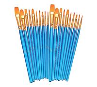 20pcs Paint Brushes for Halloween Pumpkin Ceramic Models Airplanes Greater Control Over Small Detail Brush Acrylic Brushes