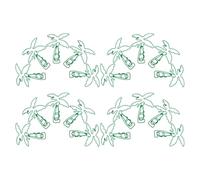 20pcs Palm Tree Metal Paper Clips Bookmarks Cute Funny