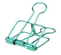 20PCS Paper Metal Diary Clip Office Kawaii Binder Note Stationery Clips Notebook Cute for Office Supplies, Home, Kitchen, Shops(Green-20PCS)