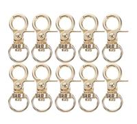 20pcs Parrot Cage Lock Buckles - Bird Cage Door Latches, Secure Metal Lock Clips for Pet Bird Anti-Escape, Home Pet Security Golden