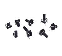 20PCS PCB Momentary Tactile Tact Push Button Switch Panel DIP 4Pin Mic ro switch 6 * 6 * 4.3/5/6/7/8/8.5/9/10/11/12/13/14/15MM(6x6x8mm)