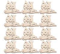 20pcs Peace Dove Wooden Hanging Pieces, Unfinished Craft