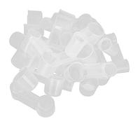 20Pcs Pet Bird Water Deflector, Double Mouth Automatic Drinking Water Feeder for Parrot, Crested Myna - Easy Installation, Dust - Proof Cover, Suitable for Pet Birds