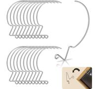 20Pcs Picture Hangers for Drywall Picture Hanging Hooks Heavy Duty Picture Hangers Wall Hangers Without Nails for Hanging Pictures, Photos, Mirrors (Taper)
