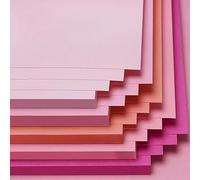 20PCS Pink A4 Card Paper, 230G Thick Colored Cardstock for DIY Cards Making
