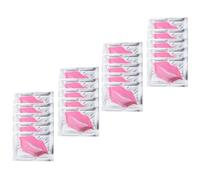 20pcs Pink Collagen Lip Masks for Women, Anti-drying Exfoliating | Portable Care Tools, Winter Use, Delicate Adorable Style, Lip Caring Mask with Supportive Moisture Focus Random Style