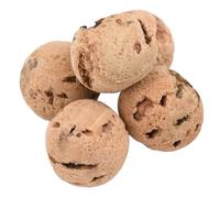 20pcs Plain Uncoated Cork Balls for Carp Boilies Ups and For Ronnie Hair Rig Systems Using Conventional Bait Methods (8mm)