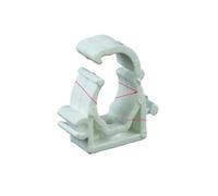 20pcs Plastic Clamp Holder for Water Pipe Tube Fittings with Cover Diameter 16mm 20mm 25mm 32mm(20pcs 20MM)