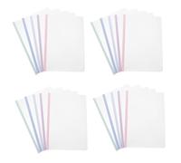 20pcs Plastic Report Cover with Sliding Bar Binder Structure | Gradient Design, Thickened Cover for Protection against Bending, Tool-free Binding for Teachers and Presenters
