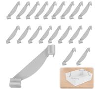 20pcs Plastic Storage Bins Angle Buckle for Stackable Storage, Angled Buckle for Stackable Storage Basket, Plastic Storage Container Clip, Stacking Clips, Stacking Aid, Stacking Support for Containers