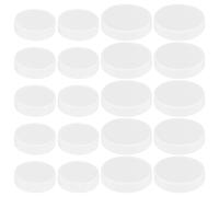 20Pcs Plastic Storage Caps Lids Ribbed for 70mm/86mm Standard Regular Mouth Jar Bottle