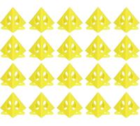 20Pcs Plastic Triangular Riser Stand Kit for Canvas Painting Display Holder with Art Easel Shelf Support and Cabinet Door Shelf Accessories for Artists Home Decor
