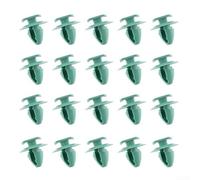20pcs Plastic Trim Fasteners 17mm Length for Car Fender Flares | Fits for jeep models, green for color match, mudguard for flare trim, easy for snap-on install, replaces broken clips