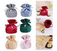 20Pcs Plush Gift Bags For Candy Packaging Stylish Party Supplies Bags For Wedding Planners And Event Organizers Soft Pouches