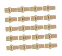 20pcs Pneumatic Muffler 1/8 Npt Threaded Noise Reducer Brass