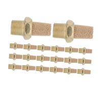 20pcs Pneumatic Muffler Chambered Fitting 1/8 Npt Male Threaded Brass