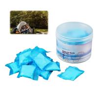 20pcs Portable Toilet Gel With Absorbent Crystals&Powder,Toilet Absorbent Powder Fast-Acting Camping Toi-Let Gel,Camping Toil-Et Absorbent G-El Sachets,Odor Control Toil-Ets Bags For Outdoor Car