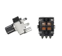 20PCS Potentiometer RV09 15MM Potentiometers 100K 10K 1K 20K 2K 500K 50K 5K 0932 Variable Resistor Electronics Kit(500K Ohm)