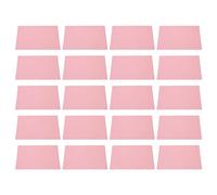 20pcs PP Plastic Presentation Covers, Frosted Waterproof Removable Binding Covers for Documents, Taro Purple - Durable Lightweight Material, Flexible Replaceable Flaps for Office (Pink)