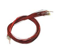 20Pcs Pre Wired 0805 SMD LEDs Micro LED Pre Soldered Lamp Lights White for DIY Architectural Model Micro Landscape Decoration