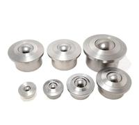 20PCS Precision Universal Ball Bearing CastersSP8 SP12 SP15 SP22 SP25 SP30Flexible Furniture Wheels for Smooth Transmission Systems