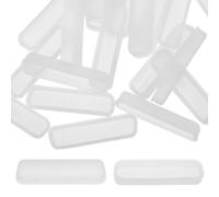 20pcs Printer Parallel Port Dust Cover Silicone Reusable Plug | Standard Computer Ports, Precise Fit on Desktop Equipment, Easy Installation, Office Maintenance Kit