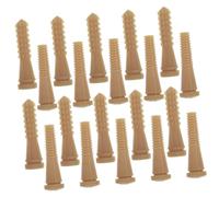 20pcs Professional Poultry Plucking Rubber Rod for Chicken and Goose | Stable Performance, Portable and Lightweight Design, Brown Rubber Build, for Slaughter House and Supermarkets