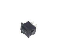 20Pcs Push Button Switch 10x15mm SPST 2Pin 3A 250V KCD11 Snap-in On/Off Boat Rocker Switch 10MM*15MM IDGTTLDF(Black 2 pin)