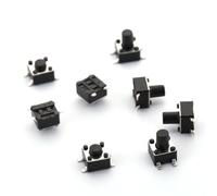 20PCS Push Button Switch SMD 4.5X4.5X3.8 Light Touch Switch 4.5 * 4.5 * 4/4.3/4.5/4.8/5/6/7/8/9/10MM The Power Switch 4Pins(20PCS 4.5x4.5x5mm)