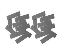 20pcs Rectangle Stainless Steel Stamping Blanks Name Plate 7x2cm