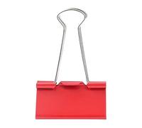 20pcs red Metal Paper Clip 40mm Big Foldback Binder Clips 50mm Grip Clamps Document Office Stationery Clips for Office Supplies, Home, Kitchen, Shops(50mm red clip-5pcs)