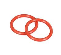 20Pcs Red VMQ Sealing O-ring Thickness 5mm, Inner Diameter 55mm, High and Low Temperature Resistant Silicone O-rings,65x55x5mm