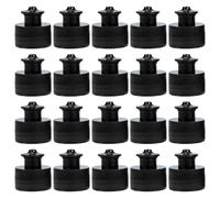 20pcs Replaceable Sports Bottle Caps Screw Lid Pull-top Leakproof Water Bottle Tops Household Replacement for Fitness and Outdoor Use