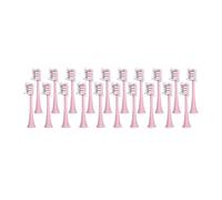 20Pcs Replaceable Toothbrush Heads Compatible with Xiaomi SOOCARE X1 X3 X5 Sonic Electric Tooth Brush Nozzles Vacuum Package(Pink)