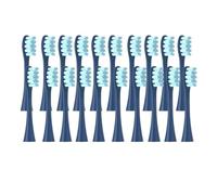 20PCS Replacement Brush Heads,Compatible for Oclean Flow/X PRO Elite/X/One/Z1/F1Electric ToothbrushVacuum Sealed Bristle(20 pcs Blue)