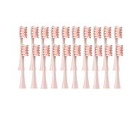 20PCS Replacement Brush Heads,Compatible for Oclean Flow/X PRO Elite/X/One/Z1/F1Electric ToothbrushVacuum Sealed Bristle(20 pcs Pink)
