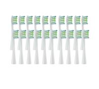 20PCS Replacement Brush Heads, Compatible for Oclean, Flow/X PRO Elite/X/One/Z1/F1Electric ToothbrushVacuum Sealed Bristle Heads(20 pcs White)
