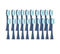 20PCS Replacement Brush Heads Compatible for Oclean Flow/X PRO Elite/X/One/Z1/F1Electric ToothbrushVacuum Sealed Bristle Heads(20 pcs Blue)