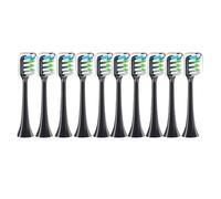 20PCS Replacement Brush Heads,Compatible for X3/X3U/X5 Toothbrush Soft Suitable Vacuum Bristle Nozzles(20pcs Black)
