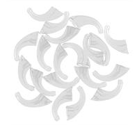 20pcs Replacement Ear Hook Hearing Aids Part with Filter Plastic Hearing Aids Parts Accessory Part Fit for F-137