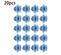 20PCS Replacement Trim Clips for L200 For Triton MU000977 MU000588, Plastic Wheel Arch Flare Fasteners, Blue, 12.6mm Head Diameter