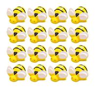 20pcs Resin Bee Charms Miniature Bee Ornaments Lightweight Creative Resin Decorations for DIY Crafts and Photo Frames Accessories