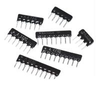 20pcs Resistor Network A05 A06 A07 A08 A10 A09-103G 10K 100K 1K 4K7 470R 330R 220R 100R Ohm DIP 9pin 10pin 7pin 5pin(A09-101 100R)