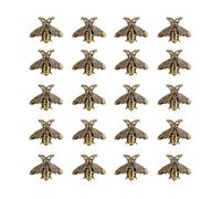 20Pcs Retro Cute Bee Brooch Pin Set Vintage style Animal Mens Brooches for Suit Lapel Novelty Funny Brooches and Pins Accessories for Women Men (Gold)