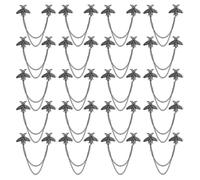20Pcs Retro Enamel Bee Mens Lapel Pins Animal Brooch Collar Pins With Hanging Tassel Chain Suit Pin Fashion Jewelry Brooches Accessories for Men Women, M, Crystal, crystal
