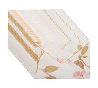 20Pcs Retro Floral Envelopes 6.46x4.4Inch Flipping Paper Envelope Card Holder for Wedding Invitations Greeting Card European Fashion Writing Set